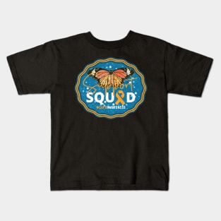 COPD Awareness Support Squad Butterfly Edition Kids T-Shirt